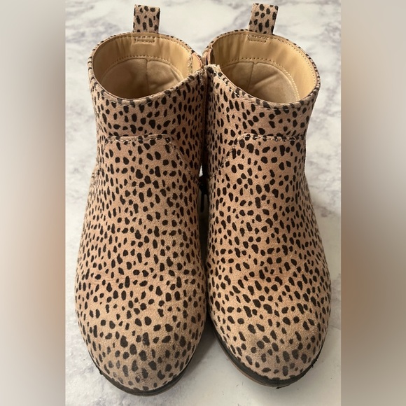 Cat & Jack Shoes Little Girls Leopard Booties Poshmark